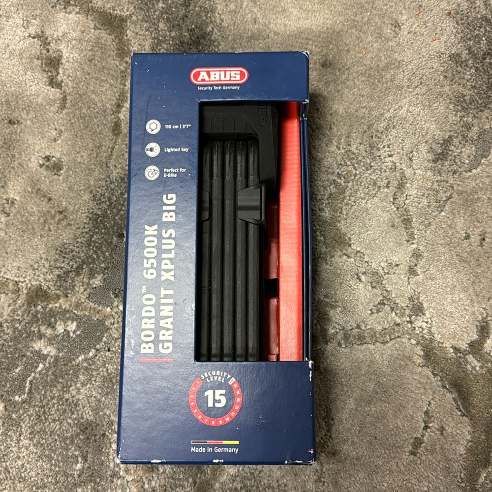 Bike Lock - ABUS Bordo Granit X-Plus 6500 Folding Lock